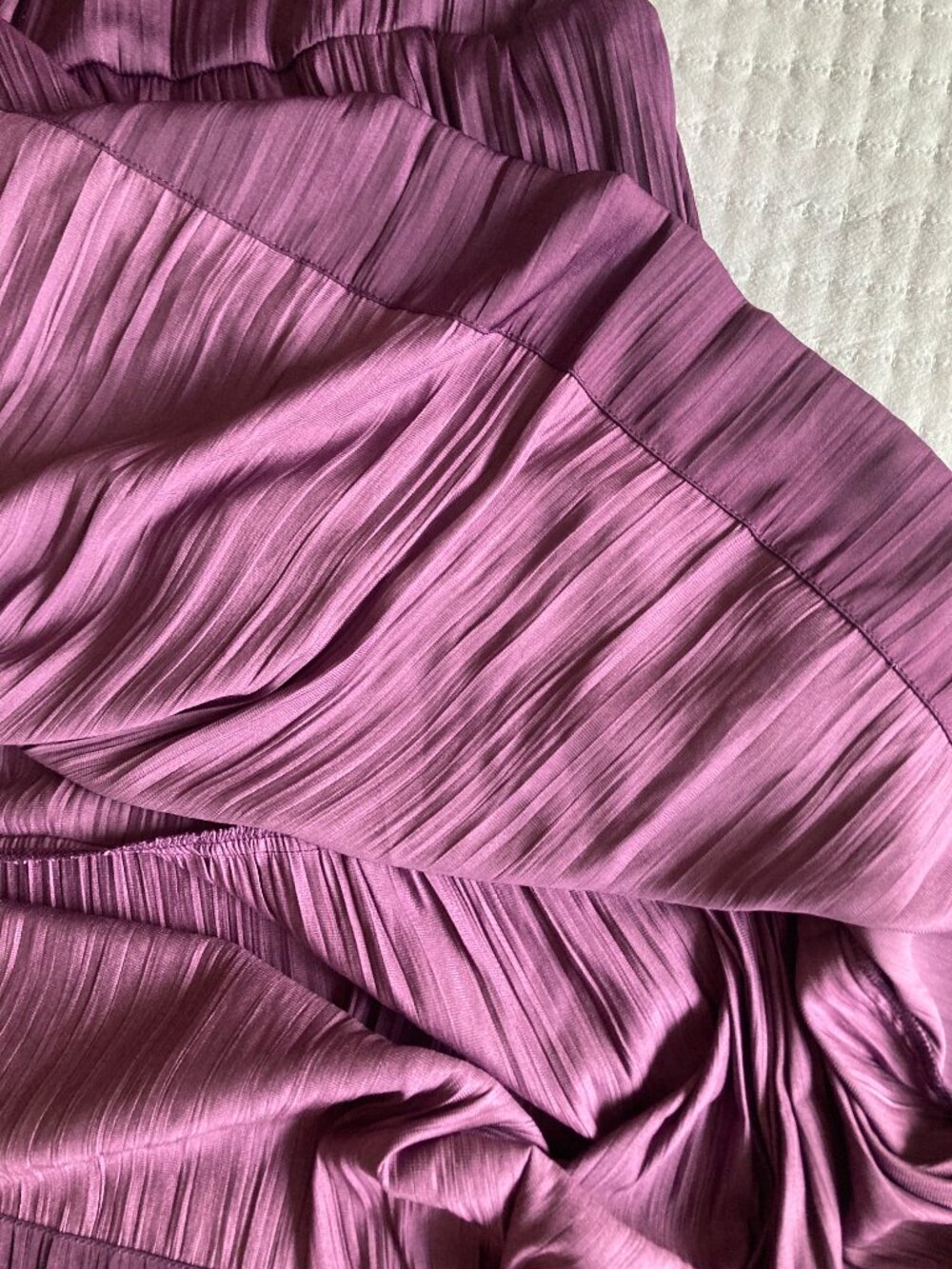 Anthropologie Somerset Satin Maxi Dress, M, Deep Plum - Picture 10 of 10